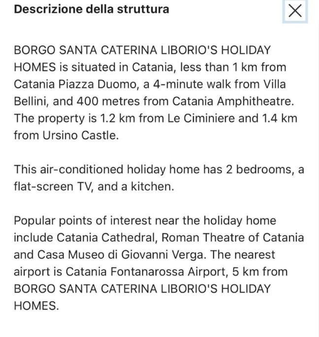 Вілла Borgo Santa Caterina Катанія Екстер'єр фото